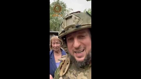 Civilians held at Azot plant by Ukrainian forces thank Chechen Akhmat special forces for liberation