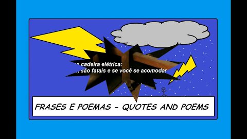 Amigos falsos são como cadeira elétrica: Estão cheios de energia... [Frases e Poemas]