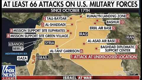 66 Attacks on US Military in Iraq / Syria since Oct.17