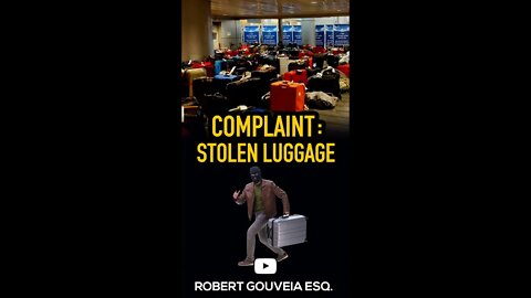 Complaint: Stolen Luggage #shorts