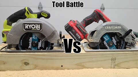 Craftsman V20 Brushless Vs Ryobi 18V One+ HP Brushless 7-1/4" Circular Saw Battle | Tool Test