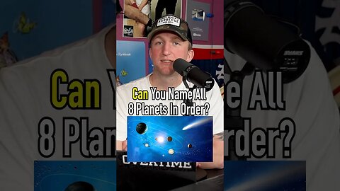 Can Zach Name ALL 8 PLANETS IN ORDER?! #shorts #planets #solarsystem #podcast #space #earth