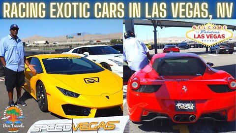 I took the Ferrari 458 For a Spin Out on The Racetrack In Las Vegas Nevada | Speed Vegas