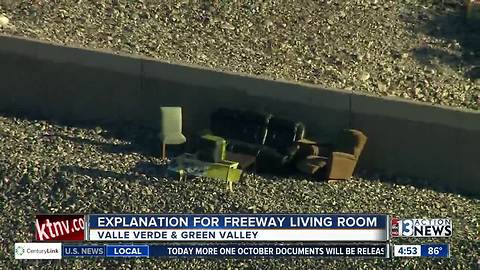 Local teens explain why they created freeway living room