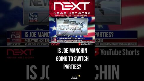 Is Joe Manchin Going to Switch Parties? #shorts