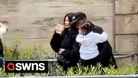 Kylie, Travis and Stormi seen enjoying rare day out at Disneyland