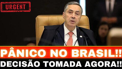 BOMBA!! PRESIDENTE DO STF TOMA DECISÃO AGORA!! ALERTA MÁXIMA NO BRASIL!!