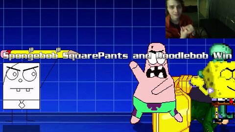 SpongeBob SquarePants Characters (SpongeBob, Squidward, And DoodleBob) VS Professor X In A Battle