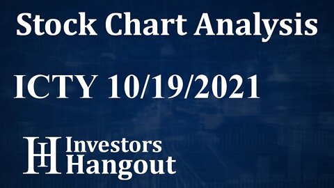 ICTY Stock Chart Analysis EyeCity.com Inc. - 10-19-2021