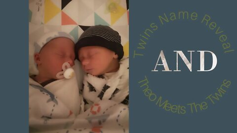 Name Reveal For the Twins & Theo Meets The Twins for the First Time