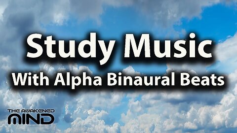 Alpha Binaural Study Music With Rainfall Natural Sounds for Better Concentration