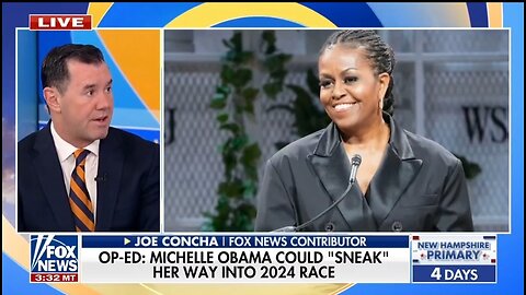 Michelle Obama for 2024 Will Fail: Joe Concha