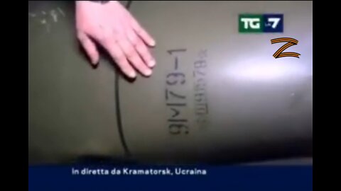 Ukraine: Italian TV showed the serial number of the missile which was struck at the railway station