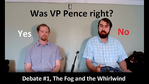 DEBATE #1: Did VP Pence do the right thing on January 6th, 2021? Garner of Just the Facts joins Josh