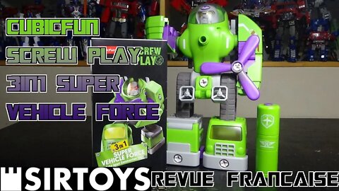 [Francais] Revue Video de CubicFun - Screw Play - 3in1 Super Vehicle Force