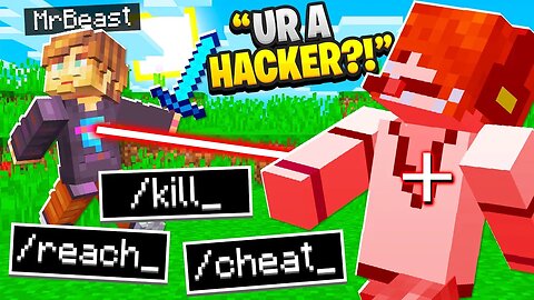 I Pretended To Be MrBeast & HACKED His Server.. (Minecraft)