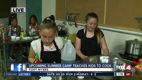 Summer camp teaches kids how to cook -- 7am live report