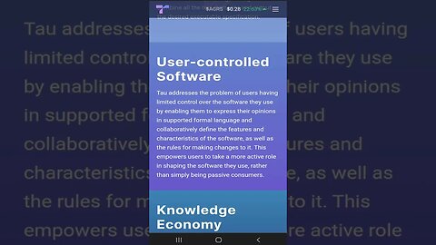 48 User-controlled Software💎#shorts #TauNet #UserControlledSoftware