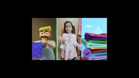 Dhobi Aaya Dhobi Aaya | धोबी आया | Hindi Rhymes For Kids | Cute BABY Acting | Hindi Kavita #shorts