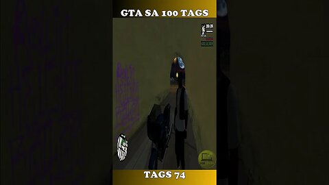 GTA SAN ANDREAS 100 TAGS TAG 74 #shorts #semedissaum #gta