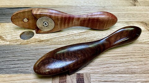 Sculpted Wooden Bottle Opener.