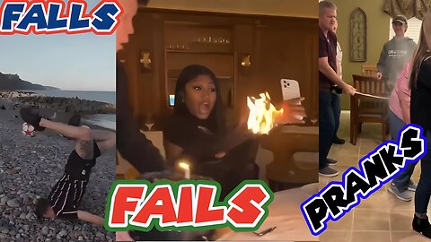 FUNNY FALLS, FAILS AND PRANKS COMPILATION 32