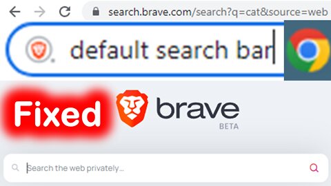 How to make Brave the default search engine search bar on Google Chrome & Brave Browser Guide 2022!