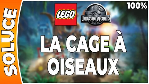 LEGO Jurassic World - LA CAGE À OISEAUX - 100% - Minikits et ambre [FR PS3]