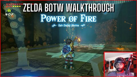 SAH DAHAJ SHRINE POWER OF FIRE WALKTHROUGH ZELDA BOTW