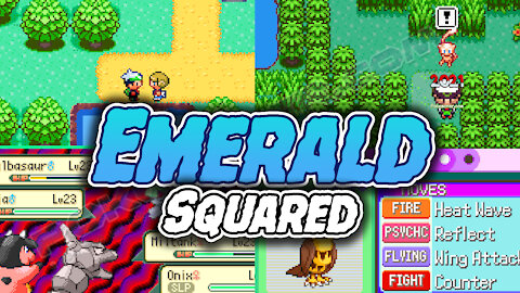 Pokemon Emerald Squared - GBA Hack ROM has Double battles for all trainers, Nuzlocke mode, non-trade