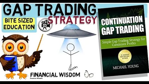 GAP TRADING - TRADING THE GAP - GAP AND GO - CONTINUATION PATTERN. (Stock trading strategy)