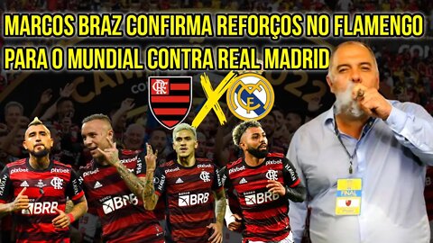 QUE LOUCURA! MARCOS BRAZ FAZ PROMESSA DE REFORÇO PARA O MUNDIAL DE CLUBES E TORCIDA DO FLAMENGO VAI