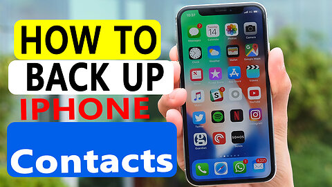 How to Back Up iPhone Contacts - Using iTunes