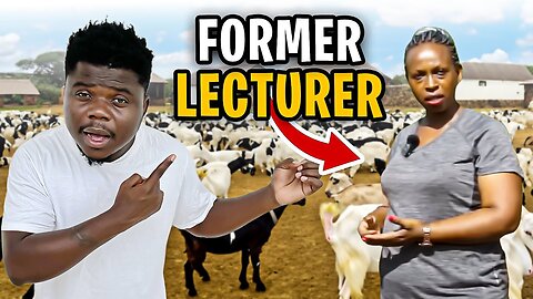 She Quit From Being Lecturer To Build Biggest Goat Farm in Uganda!