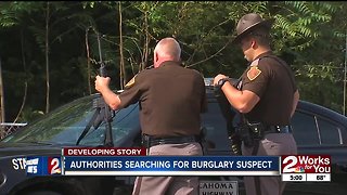 Search for burglary suspect underway in Mayes Co.