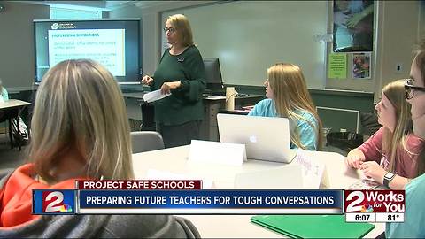 Colleges teach future educators about shootings