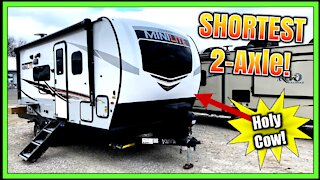 SHORTEST & Easiest Towing Mini Lite!! 2021 Rockwood 2104S