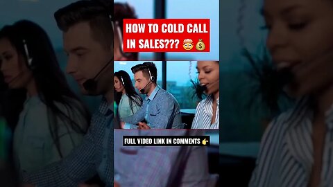 How to COLD CALL in Sales 🤯💰