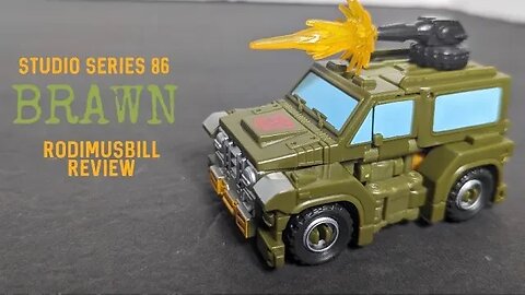 Transformers Studio Series 86-22 BRAWN Deluxe Figure - Rodimusbill Review