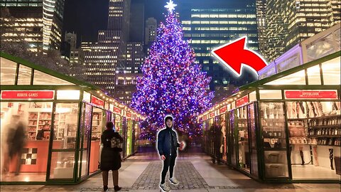 BRYANT PARK WINTER VILLAGE VLOG