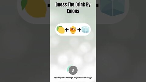 Guess the Drink by Emojis #shorts