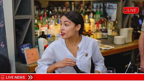 The Fake News Ep 5: #aoc goes back to bartending #aoc #fake #fakenews #satire #comedy