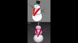 Snowman 3d model