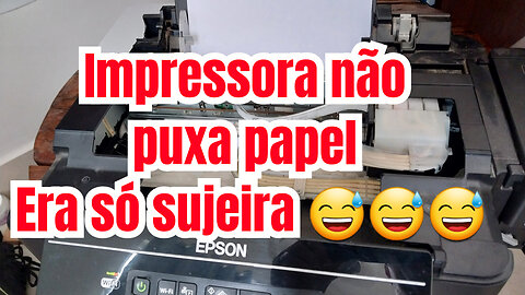 Desmontar L355 - Desmontar L355 - Epson L355 - Impressora L355 Não puxa papel