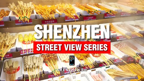 Shenzhen Street View for Mobile Ep. 3: What Kind of Food Chinese People Eat for Lunch [4K 60FPS]