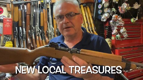 New local treasures for the channel Crosman 1000 legacy, 766 & M1 carbine bb gun mystery savage Mk2!