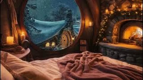 1 Hour Sleep Haven: Winter Bliss in a Cozy Hobbit Home