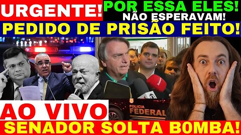 URGENTE AGORA PGR ACABA DE PEDIR PRISÃO! SENADOR SOLTA B0MBA BUSCA E APREENÇÃO ESQUERDA DESESPERADA!