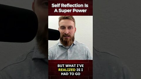 Self Reflection is a SuperPower #shorts #realestate