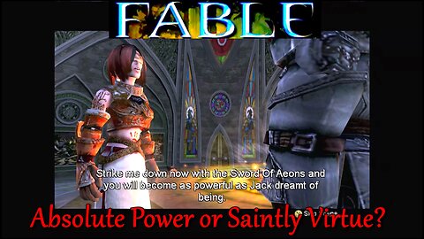 Fable- OG Xbox Version- The Endgame- Jack of Blades Boss Fight- Your Choice Decides You